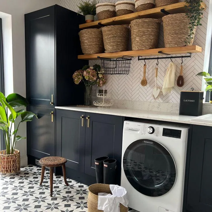Washing machine in a residential laundry room in Innisfil